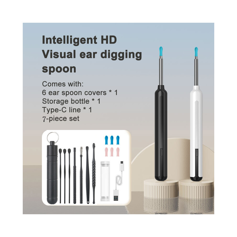 Misscc (White) Rechargeable Visual Ear Wax Removal Tool