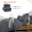(CHARCOAL, SINGLE) Reversible Plain Dyed Duvet Cover Set & Pillowcase 1