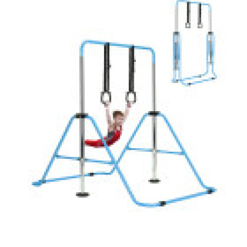(2-blue) Gymnastics Bar Training Kip Bar With Grips