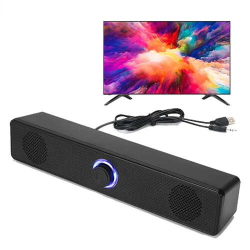 PC Soundbar Wired and Wireless Bluetooth Speaker TV Pc Laptop Gaming 1