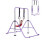 (4-purule) Gymnastics Bar Training Kip Bar With Grips 1