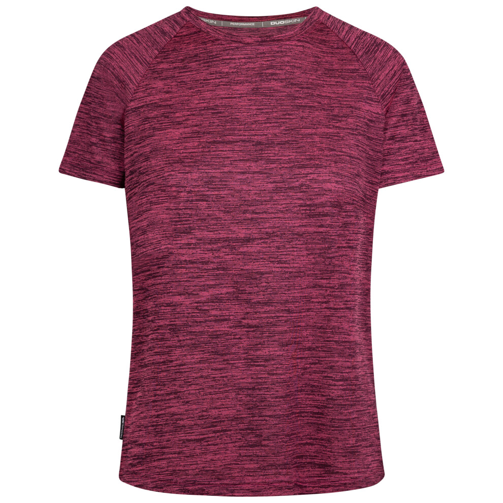 (10, Cassis Marl) Trespass Womens Duoskin Activewear Top Selinne