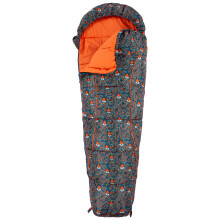 (EACH, Teal Tiger Print) Trespass Kids Sleeping Bag 3 Season Bunka