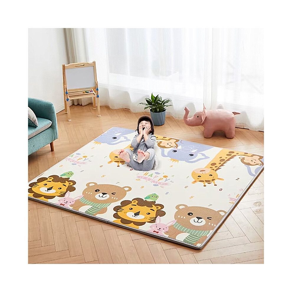 Closkye (Purple, 180X120x1cm) Large Size Play Mat For Children's Safety Mat 1Cm Epe Environmentally Friendly Thick Baby Crawling