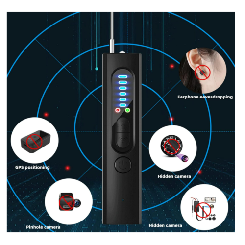 Chronus RF Scanner Device Detector Portable Bug & Camera Finder (Black) 1