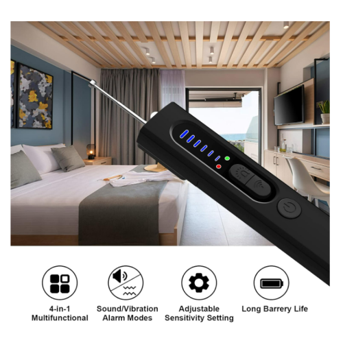 Chronus RF Scanner Device Detector Portable Bug & Camera Finder (Black) 2