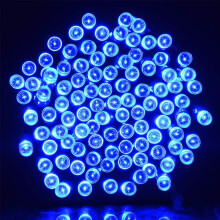 (100LED, Blue) 100/200 Led Solar Powered String Fairy Lights