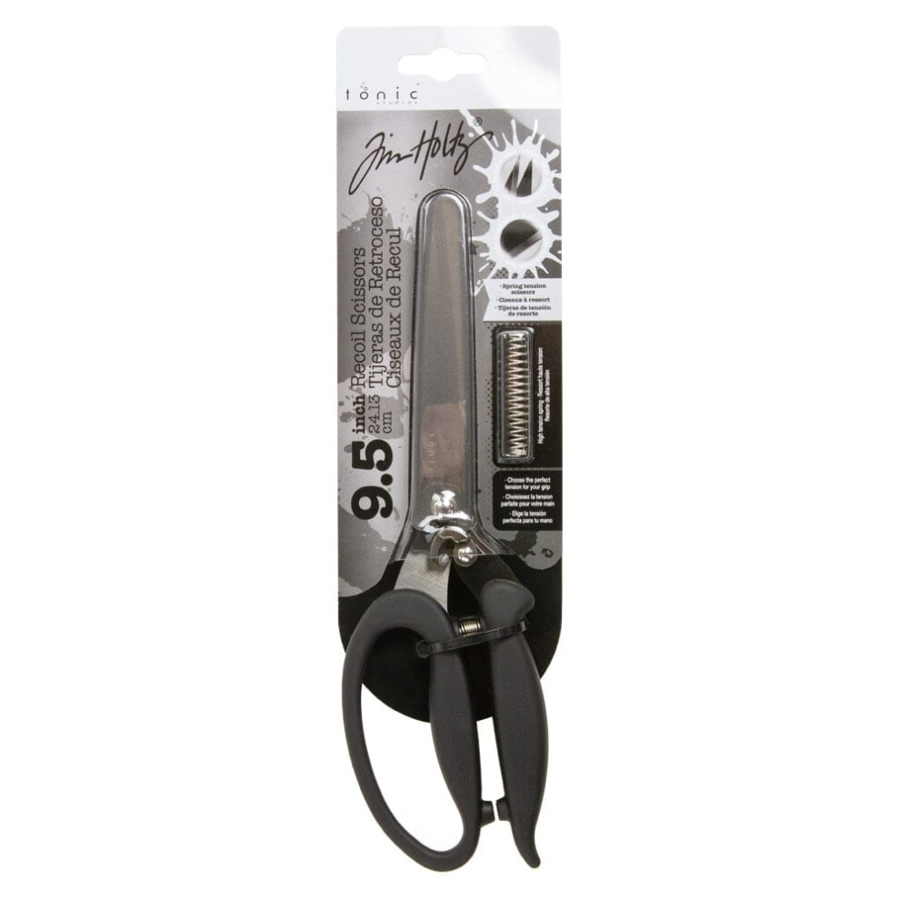 Tim Holtz - 9.5" / 24.13cm Recoil Scissors - 5385e