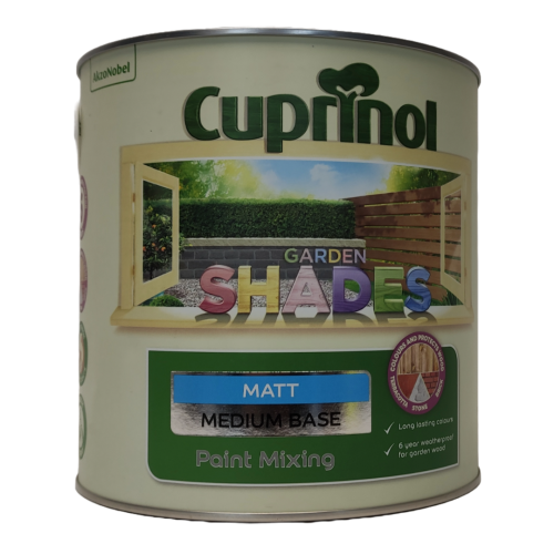 Cuprinol Cuprinol Garden Shades Medium Mix Base 2.5L