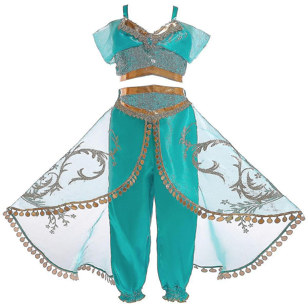 (7-8Yeas) Aladdin Princess Jasmine Fancy Dress Costume For Girls Not,Specified