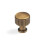 (29mm Knob) Antique Brass Reeded Cabinet Handles & Knobs 1