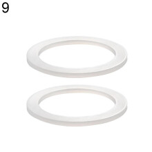 (9) 2pcs Silicone Sealing Ring Spacer Coffee Accessories Replacement For Moka Pot