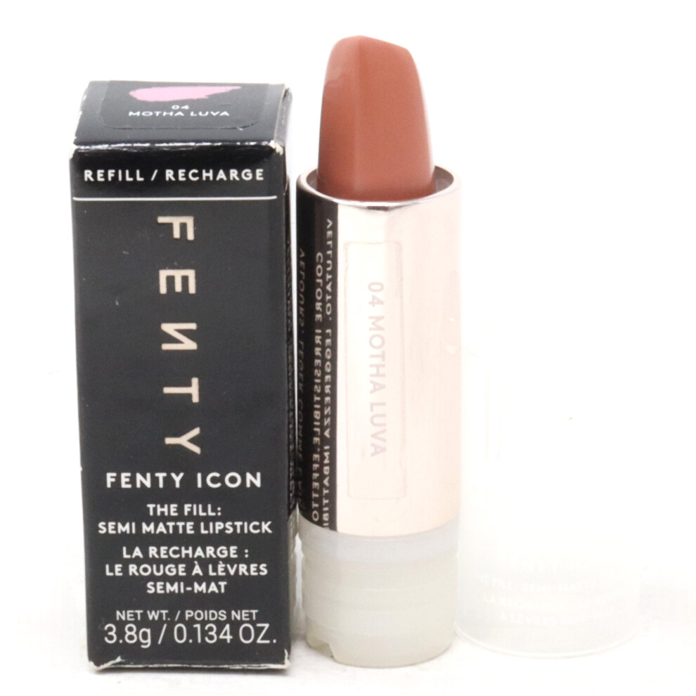 (04 Motha Luva) Fenty Beauty Fenty Icon The Fill Semi Matte Lipstick  0.134oz/3.8g New With Box