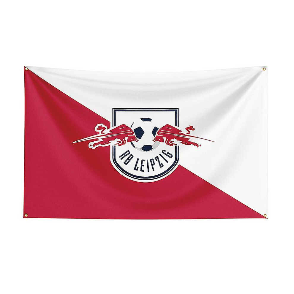 (90 x 150cm, F) 3x5 Rb Leipzig Flag Polyester Printed Racing Sport Banner For Decor