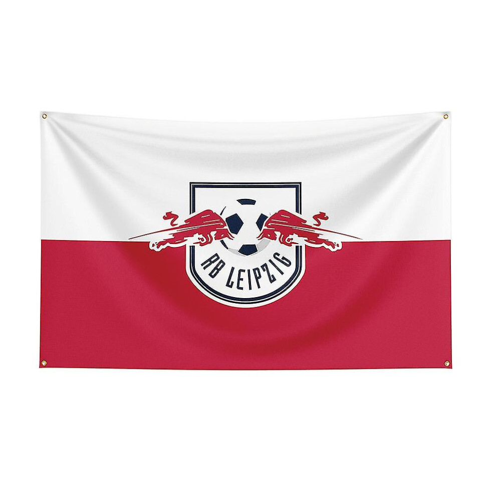 (60 x 90cm, A) 3x5 Rb Leipzig Flag Polyester Printed Racing Sport Banner For Decor