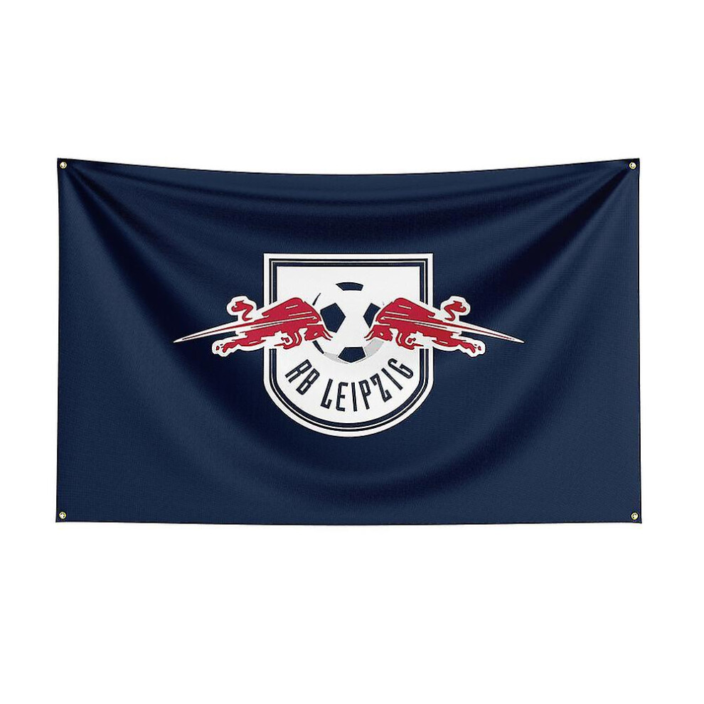(60 x 90cm, E) 3x5 Rb Leipzig Flag Polyester Printed Racing Sport Banner For Decor