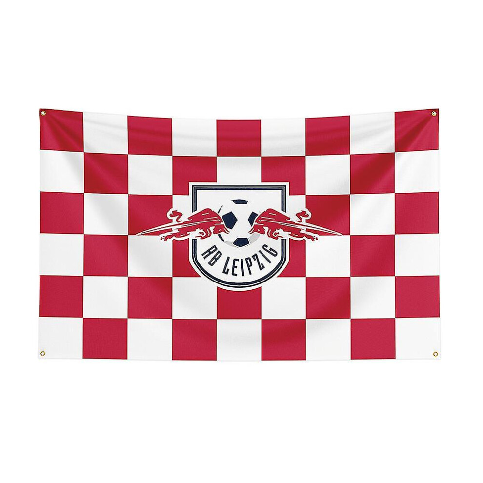 (150 x 240cm, C) 3x5 Rb Leipzig Flag Polyester Printed Racing Sport Banner For Decor
