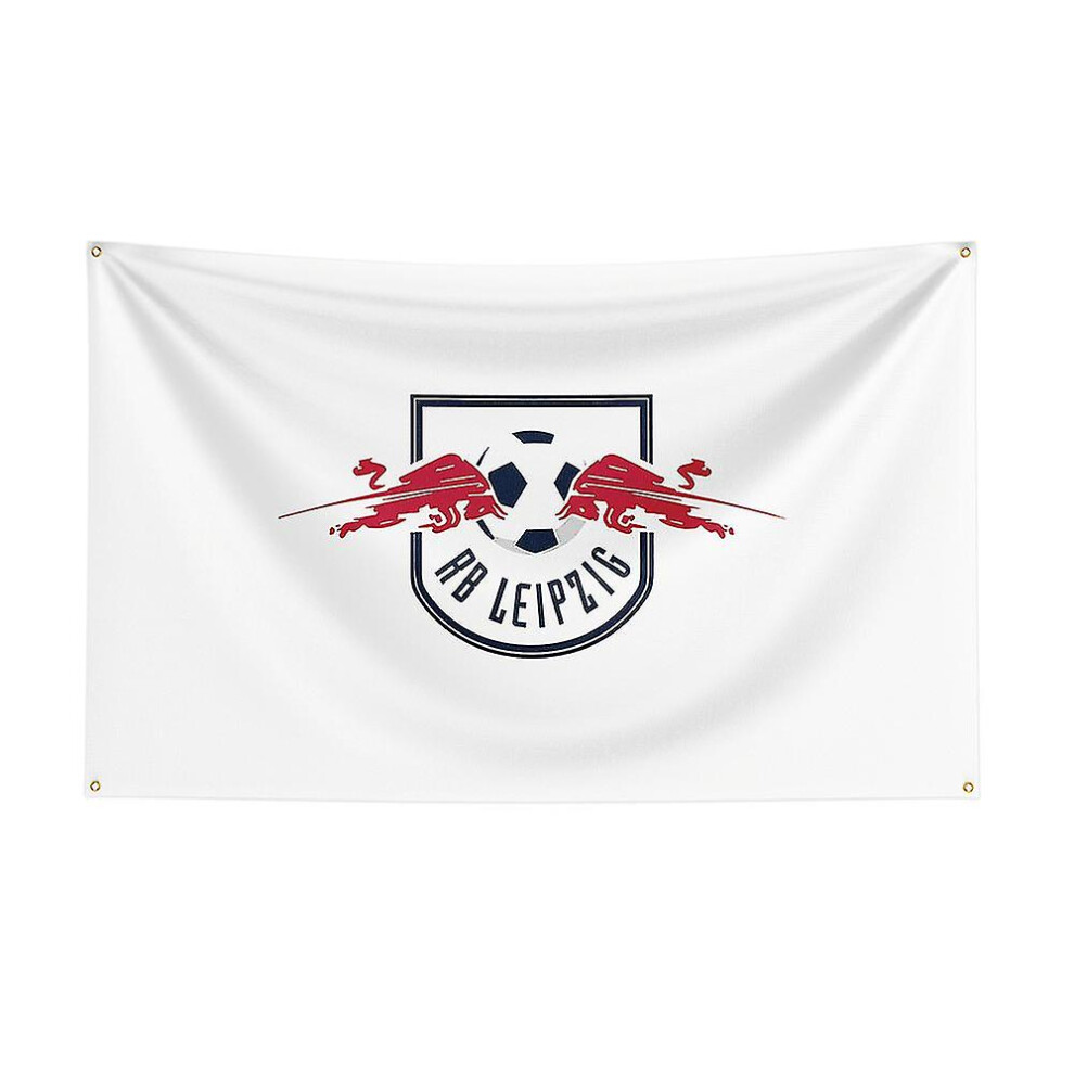 (150 x 240cm, D) 3x5 Rb Leipzig Flag Polyester Printed Racing Sport Banner For Decor