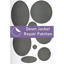 (Dark Grey) Down Jacket Repair Patches Pre-cut, Self-adhesive, Soft, Waterproof