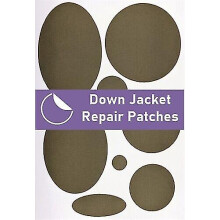 (Olive Green) Down Jacket Repair Patches Pre-cut, Self-adhesive, Soft, Waterproof