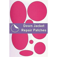 (Pink) Down Jacket Repair Patches Pre-cut, Self-adhesive, Soft, Waterproof