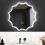 Costway LED Bathroom Mirror 3-Colour Dimmable Vanity Mirror W/ Smart Touch 6