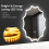 Costway LED Bathroom Mirror 3-Colour Dimmable Vanity Mirror W/ Smart Touch 9