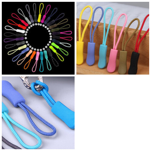 25pcs Assorted Colour Stylish Zipper Loop Puller - Upgrade Your Bag