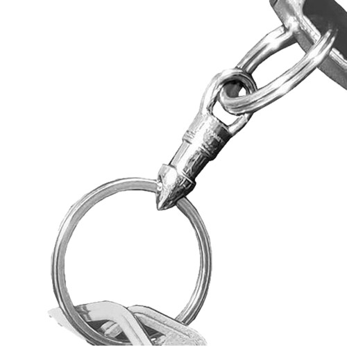 KeySmart KeySmart KeyConnect Rotating Keyring Connector Stainless Steel 2