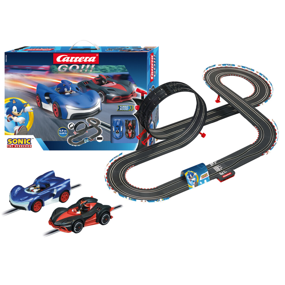 Carrera Go!!! Sonic The Hedgehog 4.9M Slot Racing Set (4.9M)
