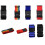 (Black with Combination, 2pcs) Hampton&Stewart Adjustable Strong Suitcase Luggage Straps 1