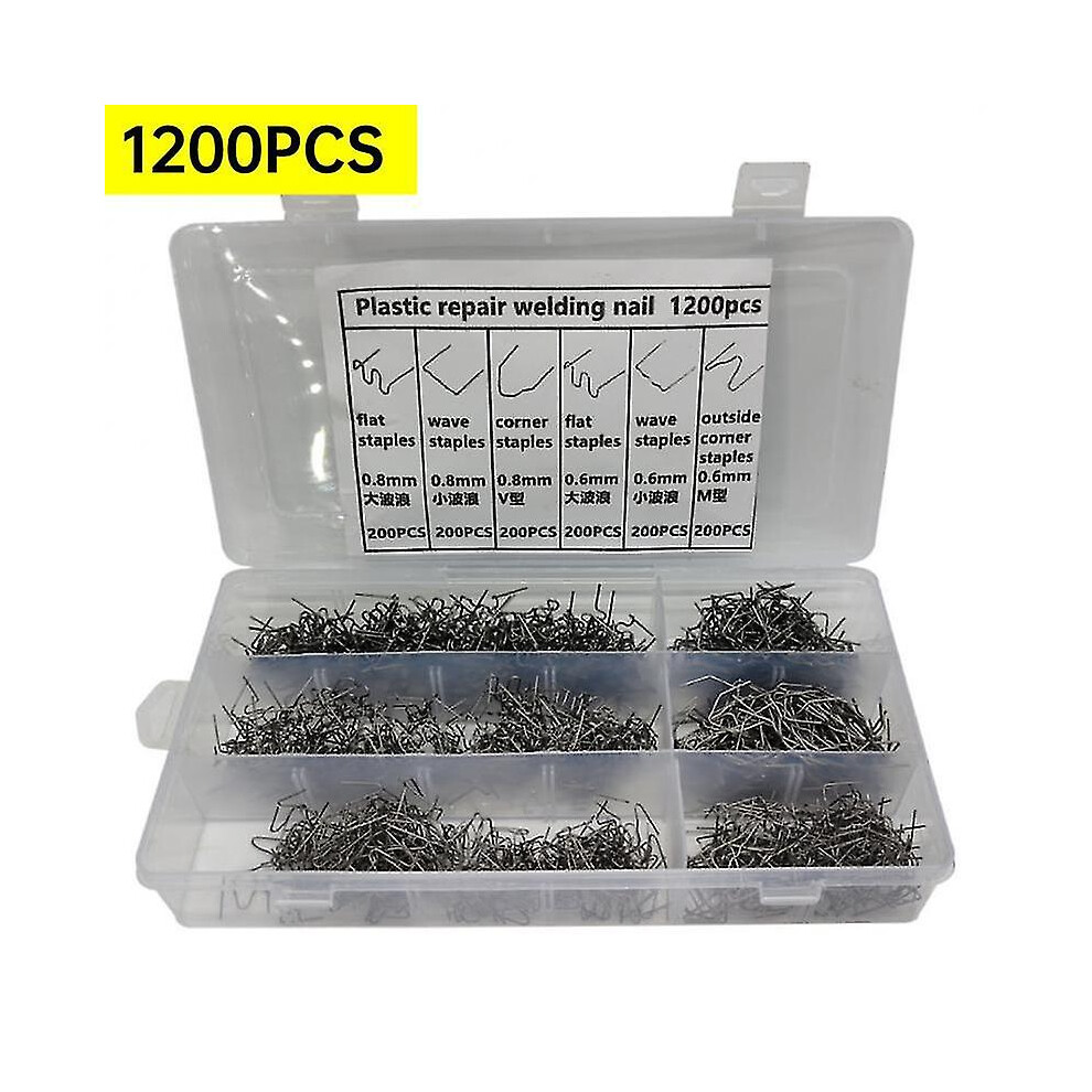 (1200Pcs With Box) 600/1200/3000Pcs Hot Stapler Staples For Plastic Welder Repair Hot Welding 6262875634757