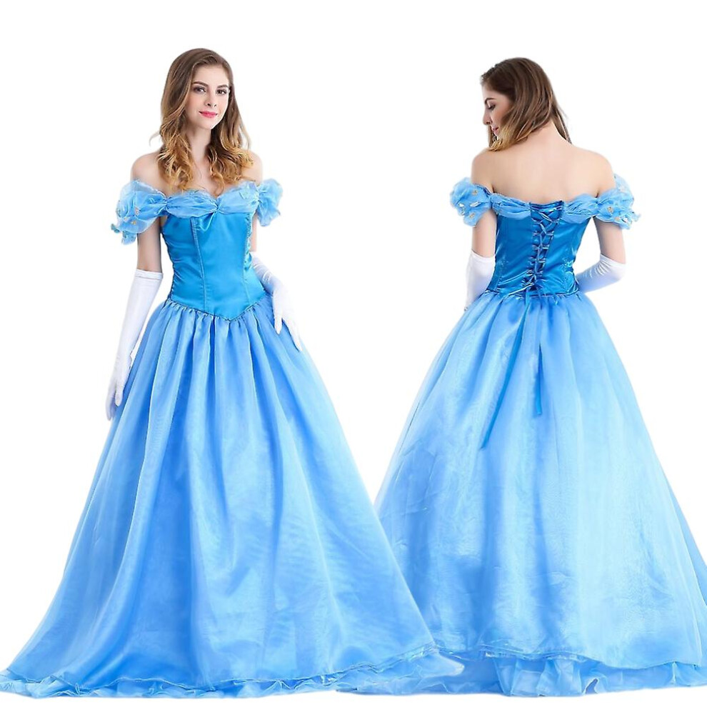 (L) Halloween Adult Cinderella Cinderella Princess Dress Nightclub Ds Stage Costume Costume