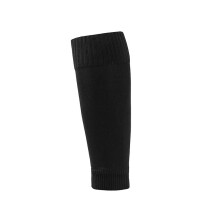 (black 32-36) Polyester Football Calf Socks Long Tube Design Socks Adult Tibia Protective Socks 52.00g Football Training Calf Protect The Knee