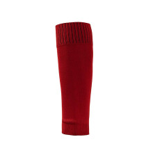 (red 32-36) Polyester Football Calf Socks Long Tube Design Socks Adult Tibia Protective Socks 52.00g Football Training Calf Protect The Knee