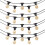 Arnold Festoon String Lights Outdoor 20 Light Garden Fitting - Black 1