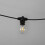 Arnold Festoon String Lights Outdoor 20 Light Garden Fitting - Black 4