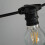 Arnold Festoon String Lights Outdoor 20 Light Garden Fitting - Black 5