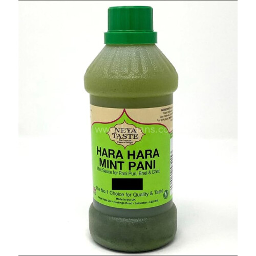Neya Taste Hara Mint Pani (500ml) - Refreshing Mint Sauce