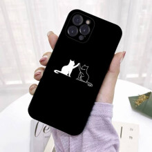 (Style 02, For iphone 11Pro) Cartoon Cats Phone Case For iphone 13/14/15 ProMax