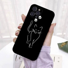 (Style 09, For iphone 11Pro) Cartoon Cats Phone Case For iphone 13/14/15 ProMax