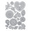 Folksy Floral Embellishment Die Set - 5116E 5