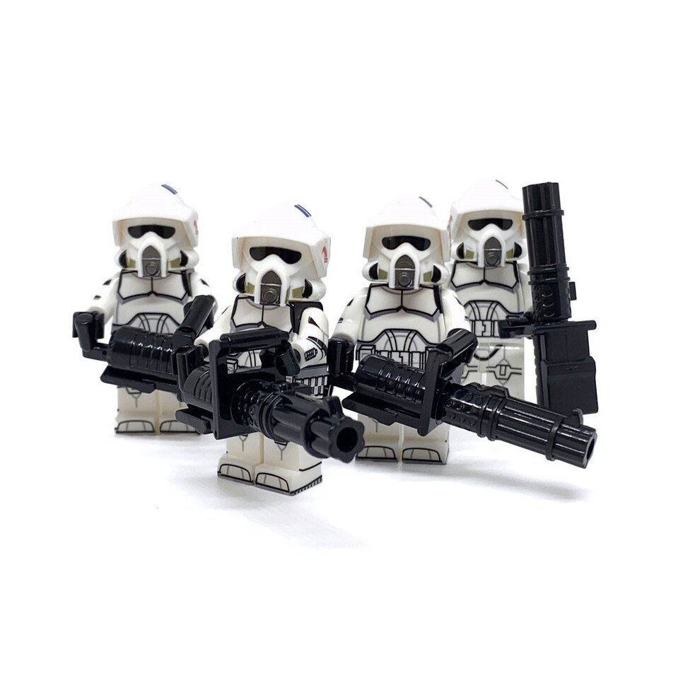 (4x Ryloth ARF Troopers) ARF Trooper Minifigures Clone Star Wars Custom Commander ARF Scout Trooper Squad