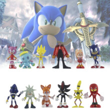 Sonic 12st The Hedgehog Actie Figuren Pop Model Verzamelobject Speelgoed Kids Gifts