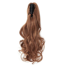 (vividauburn) 18" Long Curly Ponytail Extension Claw Clip On Ponytail For Women