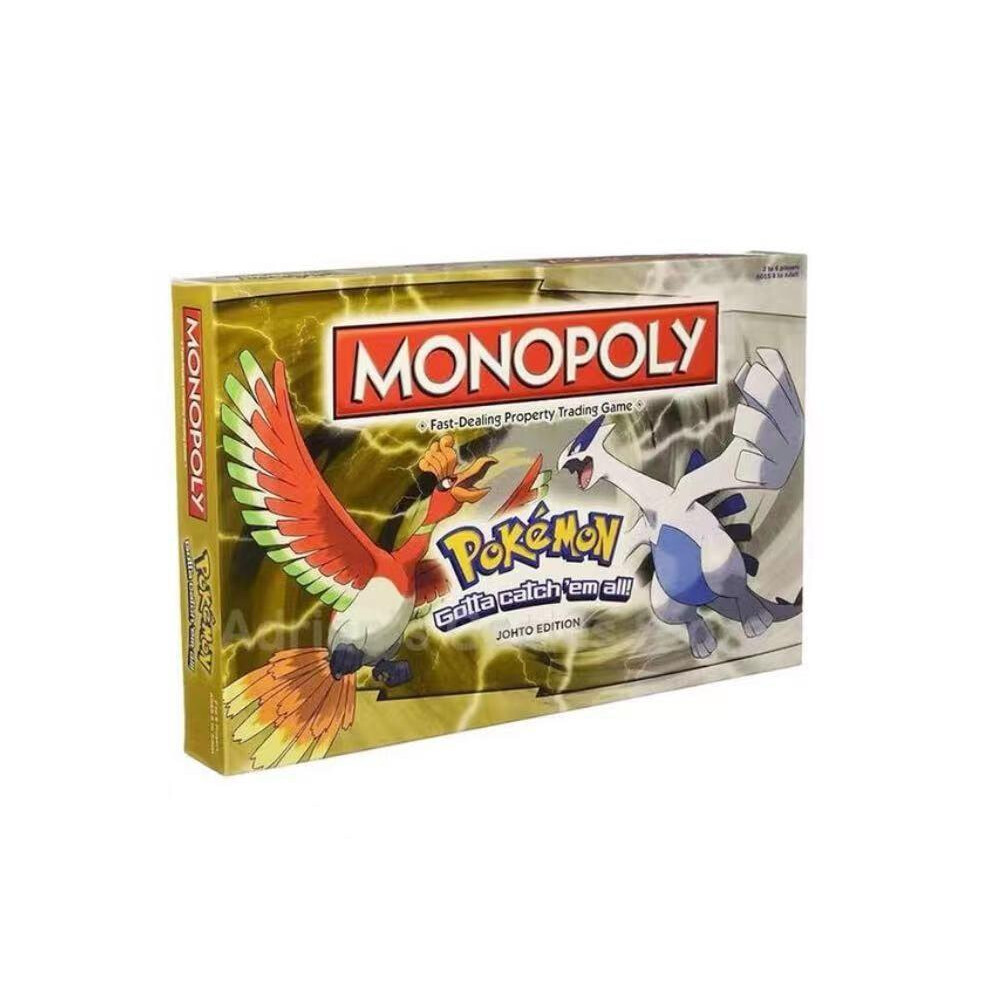 (Pokemon Yellow) Game Of Thrones Pokemon Friends Monopoly Board Game Cartoon Party Card Gifts