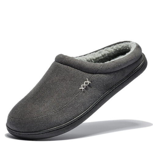 (EU 41-42) Winter Cotton Slippers For Men