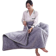 (Silver Gray) Electric Heat Blanket Usb Electric Ty