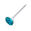 Jewelco London Jewelco London Unisex Rhodium Plated Sterling Silver Sugar Glitter Coated Sparkling Pack of 20 Nose Studs Piercing - NP10 2