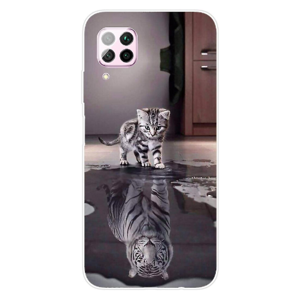 (Cat Tiger) For Huawei P40 Lite Tpu